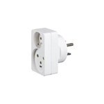 Adaptateur 2p + t fiche 16a + fiche 20a vers socle 32a legrand Adaptateur 2p + t fiche 16a + fiche 20a vers socle 32a legrand