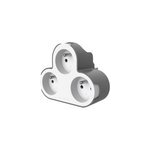 Adaptateur triplite jacobsen blanche 16a Adaptateur triplite jacobsen blanche 16a