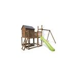 Aire de jeu soulet tenerife en bois 5, 33 x 3, 83 x h. 2, 71 m