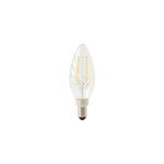 Ampoule led  filament flamme torsade e14 250lm 1. 8w = 25w 3. 5cm diall blanc chaud