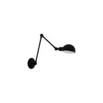 Applique murale articul� exmoor e27 ip20 40w 14, 5 x 42 x �14 cm noir