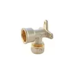Applique murale � compression pour tube multicouche �16 - sortie femelle 15 / 21 (1 / 2 ; )