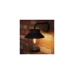 Applique murale d'ext�rieur descendante caprera noir e27 25w ip44 goodhome