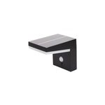 Applique murale ext�rieure solaire led int�gr�e � d�tection tomman 650 lm ip44 noir goodhome