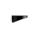 Applique murale ext�rieur solaire � d�tection bardum 3w ip44 blanc froid l. 16 x h. 21 cm noir brilliant ...