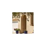 Applique murale ext�rieure solaire � d�tecteur de mouvement noir mat 300lm ip44 3w little garden selena ...