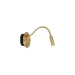 Applique murale intérieur led articulée rechargeable jolijn laiton doré ip20 140lm 2w Ø. 11 cm lucide ... Applique murale intérieur led articulée rechargeable jolijn laiton doré ip20 140lm 2w Ø. 11 cm lucide ...