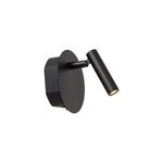 Applique murale intérieur led rotative rechargeable jolijn métal noir ip20 145lm 2w Ø. 10, 2 cm lucide ... Applique murale intérieur led rotative rechargeable jolijn métal noir ip20 145lm 2w Ø. 10, 2 cm lucide ...