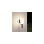 Applique murale montante à détection charwell e27 ip44 goodhome chrome Applique murale montante à détection charwell e27 ip44 goodhome chrome