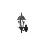 Applique murale richelieu e27 60w ip44 goodhome noir