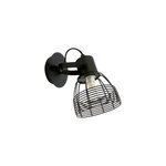 Applique murale de salle de bain auguste ip44 g9 33w noir seynave
