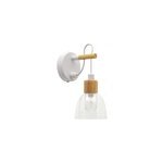 Applique murale de salle de bain h. 20 x p. 16 x l. 10, 5 cm bedglass ip44 g9 33w blanc seynave Applique murale de salle de bain h. 20 x p. 16 x l. 10, 5 cm bedglass ip44 g9 33w blanc seynave