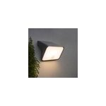 Applique murale solaire led ext�rieure noire 900 lm d�tecteur de mouvement ip54, goodhome wendland