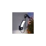 Applique solaire led ext�rieur gris 700 lm blanc froid ip44 d�tecteur de mouvement, goodhome gambell