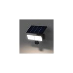 Applique solaire led ext�rieur noire 2�1060 f; lm ip65 d�tecteur pir, goodhome davern