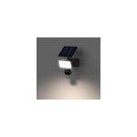 Applique solaire led ext�rieur noire 7, 2 w 1150 lm ip65 d�tecteur pir, goodhome davern