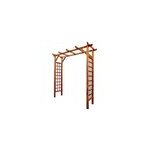 Arche de jardin pergola double droite