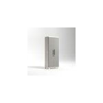 Armoire de garage haute grise en polypropyl�ne l. 68 x h. 173 x p. 39 cm keter linea wood