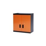 Armoire � outils murale en m�tal magnusson noir et orange
