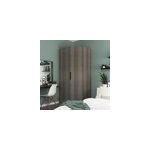 Armoire penderie d'angle effet chêne grisé avec porte battante goodhome atomia h. 225 x l. 100 x p. 89 ... Armoire penderie d'angle effet chêne grisé avec porte battante goodhome atomia h. 225 x l. 100 x p. 89 ...