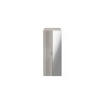 Armoire penderie effet chne gris portes battantes miroir et effet chne gris goodhome atomia h. 187, ...