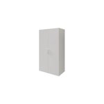 Armoire penderie portes battantes blanches avec 6 tagres goodhome atomia h. 187, 5 x l. 100 x p. 60 ...