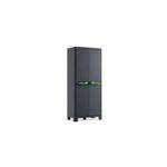 Armoire de jardin haute, rangement ext�rieur, l. 80 x p. 44 x h. 182 cm, keter moby