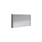Armoire de salle de bains éclairante led vert toundra avec miroir l. 120 x h. 70 x p. 18 cm, decotec ... Armoire de salle de bains éclairante led vert toundra avec miroir l. 120 x h. 70 x p. 18 cm, decotec ...