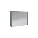 Armoire de salle de bains éclairante led vert toundra avec miroir l. 90 x h. 70 x p. 18 cm, decotec archi ... Armoire de salle de bains éclairante led vert toundra avec miroir l. 90 x h. 70 x p. 18 cm, decotec archi ...