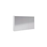 Armoire de salle de bains éclairante avec miroir archi blanc mat 120 cm Armoire de salle de bains éclairante avec miroir archi blanc mat 120 cm