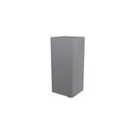 Armoire de salle de bains gris brillant l. 40 x h. 90 x p. 36 cm, goodhome imandra