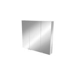 Armoire de toilette miroir l. 100 x h. 90 x p. 15 cm, goodhome imandra