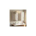 Armoire de salle de bains indra miroir �clairant l. 80 x h. 67 x p. 14, 6 cm