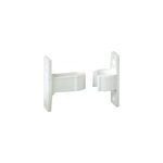 Arr�t � pince plastique afbat pvc composite blanc