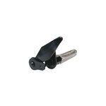 Arrêt de volet cheville + butée afbat acier l. 105 mm Arrêt de volet cheville + butée afbat acier l. 105 mm