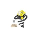 Aspirateur eau et poussires sans fil karcher wd1 compact, 18v, 7l