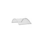 Auvent alu et polycarbonate basic blanc 140 x 90 cm Auvent alu et polycarbonate basic blanc 140 x 90 cm