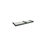 Auvent pour porte d'entr�e aluminium gris anthracite alumin'home columbia 2, 82 x 0. 90 m