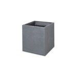 Bac carré plastique durdica gris anthracite 39, 5 x 39, 5 x h. 43, 5 cm Bac carré plastique durdica gris anthracite 39, 5 x 39, 5 x h. 43, 5 cm