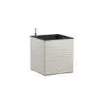 Bac carré poetic casa cosy 30 gris soie 29, 9 x 29, 9 x h. 31, 3 cm Bac carré poetic casa cosy 30 gris soie 29, 9 x 29, 9 x h. 31, 3 cm
