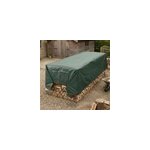B�che lourde r�versible vert marron 6 x 10 m