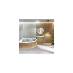 Baignoire d'angle 150 x 150 cm maylis sans tablier valentin