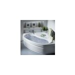 Baignoire d'angle balno allibert essentia lucina 140 x 140 cm