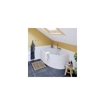 Baignoire pour angle gauche horyn l. 150 cm x l. 90 cm blanc Baignoire pour angle gauche horyn l. 150 cm x l. 90 cm blanc