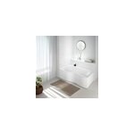 Baignoire asymétrique d'angle gauche folk 180 x 90 cm sans tablier valentin Baignoire asymétrique d'angle gauche folk 180 x 90 cm sans tablier valentin