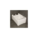 Baignoire balno 2 places droite tonsay duo 180x120 cm, blanc, by spalina