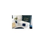 Baignoire balnéo asymétrique angle droit 160 x 100 cm allibert intensea elba duo + tablier Baignoire balnéo asymétrique angle droit 160 x 100 cm allibert intensea elba duo + tablier