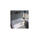 Baignoire droite 120x70 cm cavally blanc Baignoire droite 120x70 cm cavally blanc