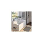 Baignoire droite 170 x 70 cm blanc brillant jacob delafon