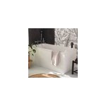 Baignoire droite 170 x 70 cm blanc mat jacob delafon